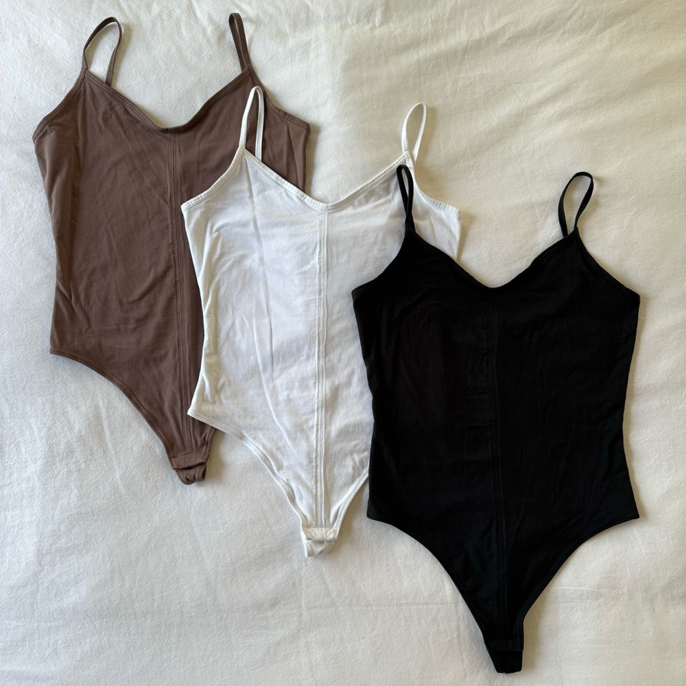 Bundle of 3 Everlane Cami Bodysuit